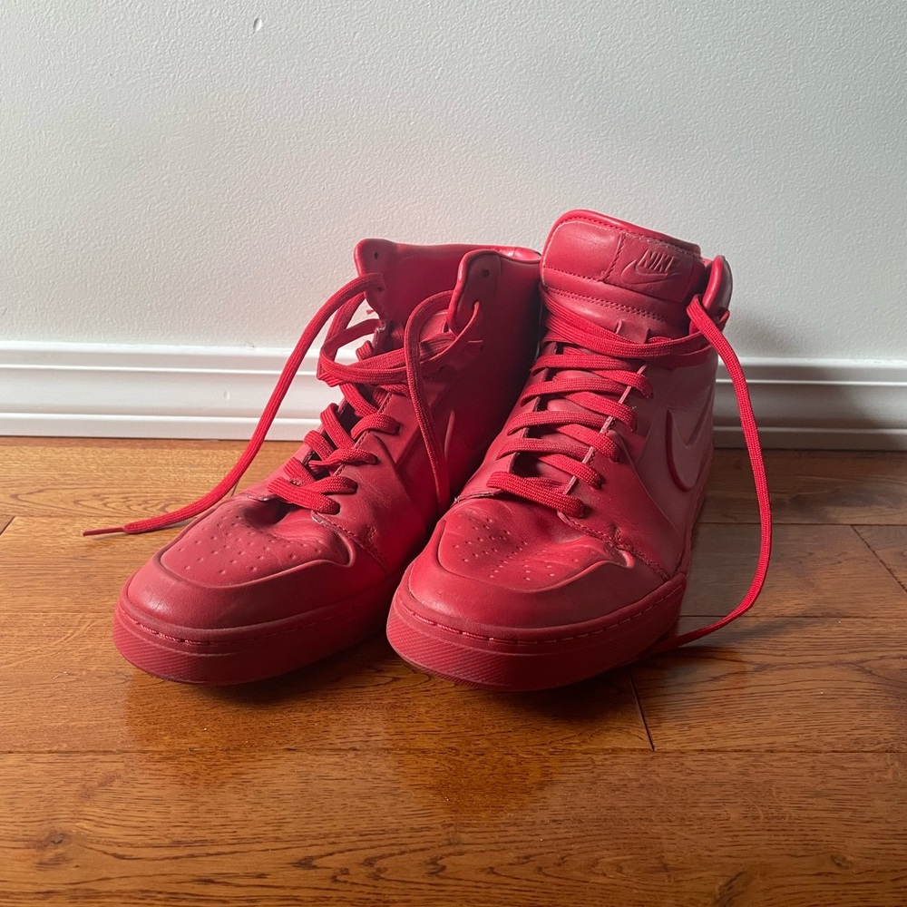 Nike Prototype Sneakers, Red